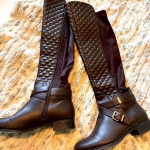 Deep Brown over the knee boots